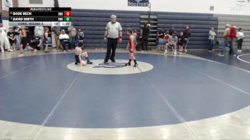 67 lbs Cons. Round 3 - David Smith, Hawk Wrestling Club vs Bode Beck, Bulldog Wrestling Club