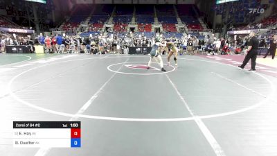 106 lbs Consi Of 64 #2 - Elaine Hay, WI vs Brooklyn Duelfer, AK