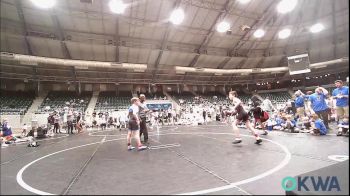 110 lbs Consi Of 4 - Cayson Delgado, Prime Wrestling vs Deklyn Barnes, Harrah Little League Wrestling