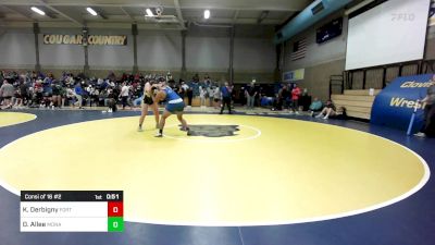 223 lbs Consi Of 16 #2 - Kayden Derbigny, Fort Lupton (CO) vs Dagan Allee, Monache