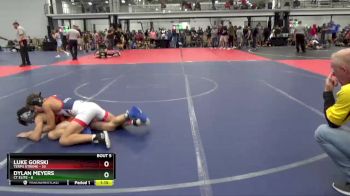 105 lbs Round 2 (6 Team) - Luke Gorski, Terps Xtreme vs Dylan Meyers, CT Elite