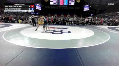 138 lbs Champ. Rd Of 128 - Brecken Strickland, PA vs Caeleb Hutchinson, KS