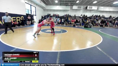 285 lbs Champ. Round 1 - Nathan Chavez, El Modena vs Alec Dansby, Buchanan