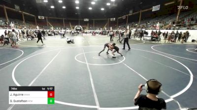 74 lbs Semifinal - Joseph Aguirre, Grant County Elite WC vs Gabriel Gustafson, New Mexico Bad Boyz