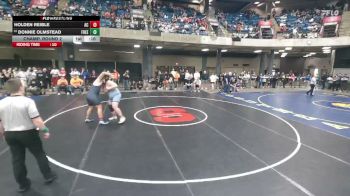 285 lbs Champ. Round 2 - Donnie Olmstead, Freeburg vs Holden Reible, Oswego (H.S.)