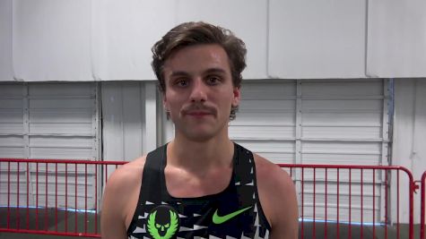 Craig Engels after running 3:58.81 mile at 2018 Camel City Elite Invite