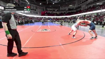 215 lbs Semifinal - Jackson Dixon, Middleton vs Jose Tamez, Nampa