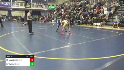 121 lbs R-64 - Micah Loudermilk, Bergen Catholic-NJ vs Dale Wetherill, Central Bucks West