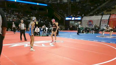 110 Class 1 lbs Semifinal - Emerson Reeves, Herculaneum vs Jayden Keller, Brookfield