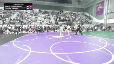 50 kg Cons. Rd Of 16 - Trinity Pendergrass, Hawks Wrestling Club vs Alexsys Jacquez, Spire Wrestling Club