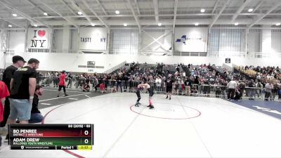 83 lbs Round 4 - Bo Penree, District 3 Wrestling vs Adam Drew, Bulldogs Youth Wrestling
