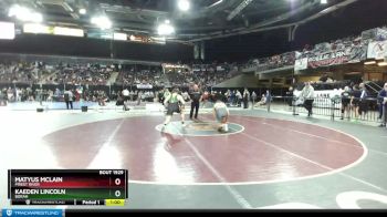 220 lbs Cons. Round 5 - Kaeden Lincoln, Borah vs Matyus McLain, Priest River