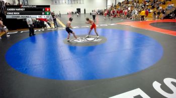 165 lbs Champ. Round 1 - Chaz Rich, Georgetown (KY) vs Caden Harvey, Indiana Tech