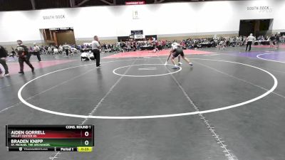 150C Cons. Round 1 - Aiden Gorrell, Valley Center HS vs Braden Knipp, St. Michael The Archangel