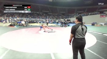 3A Boys 106 lbs 1st Place Match - Liam Shepherd, Burns Boys vs Jose Jimenez, Nyssa Boys