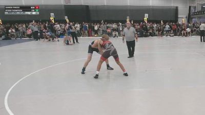 132 lbs Cons. Sub-rd Of 32 - Damien Pinedo, West Covina HS Wrestling vs Ryder Thompson, Lake Zurich Wrestling Club