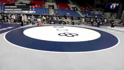 113 lbs Cons. Rd Of 64 - Cole Desiano, CT vs Robinson Zukeran, UT