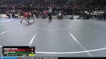 5A 160 lbs Cons. Round 1 - Payson Abrams, Madison vs Loren Allen, Borah