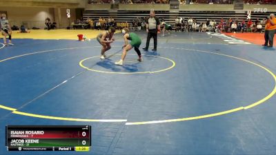 150 lbs Quarterfinals (8 Team) - Isaiah Rosario, Minnewaska vs Jacob Keene, Hastings