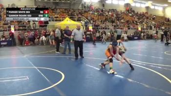 80 lbs Cons. Round 3 - Parker White SE3, Prodigy vs Gannon Roark SE2, Warren Youth Wrestling Club