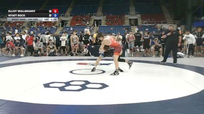 144 lbs Cons. Rd Of 64 - Elliot Wullbrandt, Oregon vs Wyatt Rock, New York