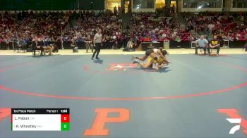 125 lbs 1st Place Match - Rachael Wheatley, Perry Hall vs Lexy Pabon, Crofton