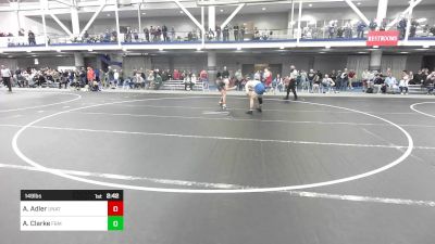 149 lbs Consi Of 32 #1 - Alex Adler, UNATT - University Of Maryland vs Avery Clarke, F&m