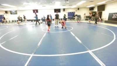 85-85 lbs Round 2 - Analiyah Reveles, Silverback Wrestling Club vs Raymond Seraile, Iv, Hemet Youth Wrestling Club