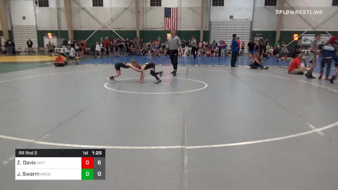 55 lbs Prelims - Zechariah Davis, Western Nebraska Titans vs Jude Swarm ...