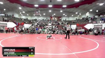 49-52 lbs Quarterfinal - Josiah Salas, Bulldog Premier WC vs Knox Koger, New Castle Youth WC