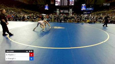 165 lbs Cons 64 #2 - Brandon Ploehn, UT vs Jacob Ebaugh, DE