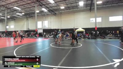 190 lbs Round 1 - Wahhaj Nasir, Eleanor Roosevelt High School vs Eli Gould, Canyon Spring High School