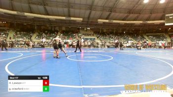 Semifinal - Hunter Lawson, Graham Future Falcons vs Gavin Crawford, South Hills Wrestling Academy