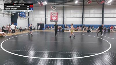 100 lbs Dakin Patterson, Kansas vs Silas Sperry, Missouri