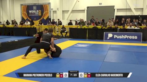 Eliza Carvalho Nascimento vs Mariana Poltronieri Piccolo 2025 World IBJJF Jiu-Jitsu No-Gi Championship