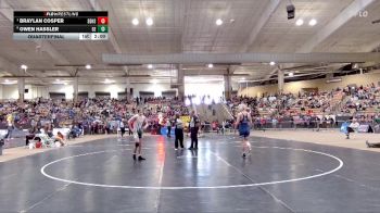 A 150 lbs Quarterfinal - Braylan Cosper, Soddy Daisy High School vs Owen Hassler, Greenbrier High School