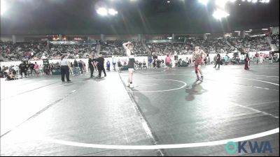 130 lbs 5th Place - Tucker Goins, G3 Grappling vs Nathan Lamborn, Weatherford Youth Wrestling
