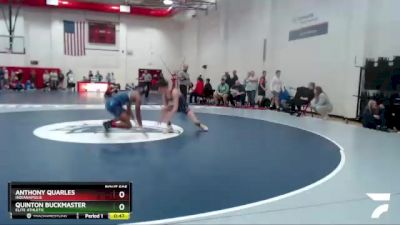 138 lbs Cons. Round 4 - Quinton Buckmaster, Elite Athletic vs Anthony Quarles, Indianapolis