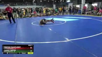 100 lbs Round 1 (8 Team) - Caden Carter, GREAT BRIDGE WC vs Tristan Fauntleroy, I-64 ROADRUNNERS