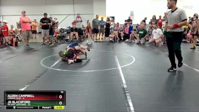 72 lbs Round 3 (6 Team) - JD Blachford, PA East Lightning vs Alden Campbell, Xtreme Team