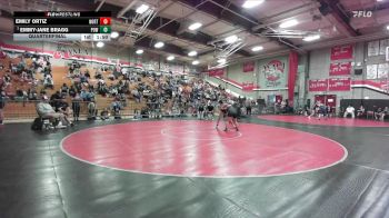 155 lbs Quarterfinal - Emmy-Jane Bragg, Poway vs EMILY ORTIZ, Northview
