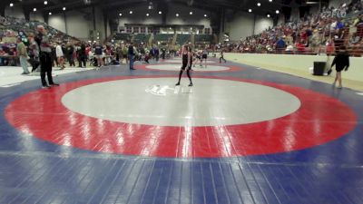 75 lbs Rr Rnd 3 - Lilyana Wilson, Bison Takedown Wrestling Club vs Elizabeth Herlugson, Georgia