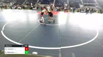 113 lbs Consi Of 4 - Wyatt Leonard, Xcel vs Nicholas Albertson, Unattached