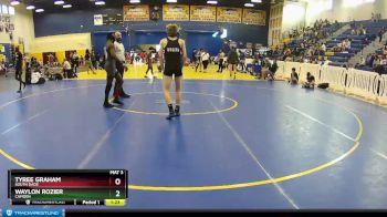 132 Blue 1st Place Match - Tyree Graham, South Dade vs Waylon Rozier, Camden