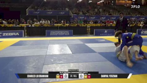 Charles Liu Branham vs Daniyal Yerzhan 2026 Pan Kids Jiu-Jitsu IBJJF Championship