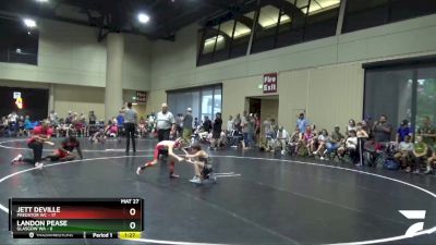 65 lbs Round 2 (6 Team) - Jett Deville, Predator WC vs Landon Pease, Glasgow WA