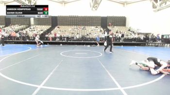 90-I lbs Final - Jamison Hempstead, The Hunt Wrestling Club vs Zavier Olver, Mat Assassins