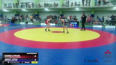 39-42kg Quarterfinal - Zander O`Meara, Island Wrestling Academy vs Jeremy Lynch, Westsider Wrestling