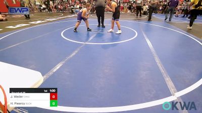 Round Of 16 - Jexin Weder, Checotah Matcats vs Hadlee Piearcy, Buck Pride Wrestling