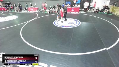 132 lbs Cons. Round 3 - Roberto Gonzalez, CAUSAW-Judy Rider vs Christopher Arreola, Rough House Wrestling